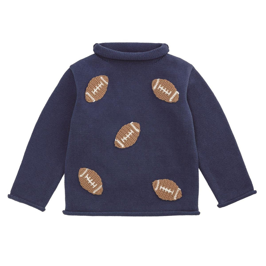 Mudpie | Football Rollneck Sweater