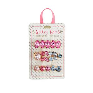 Mudpie | Glitzy Gem Hair Clips