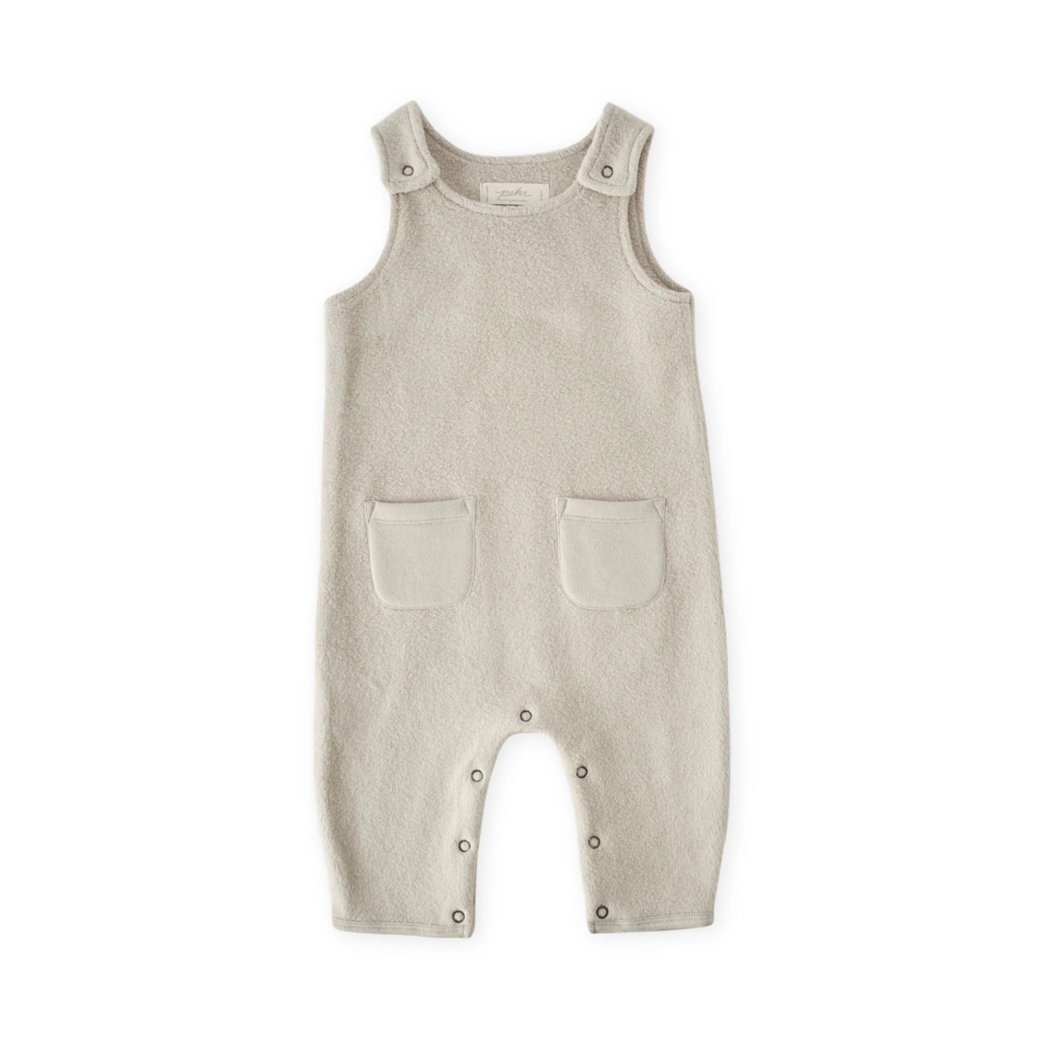 PEHR | Teddy Fleece Overall - Stone
