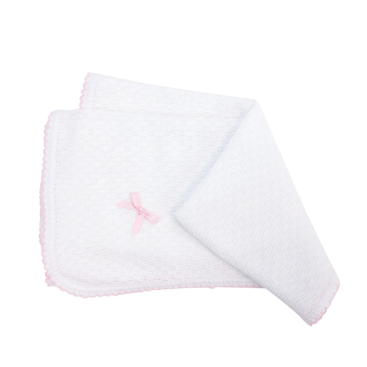Patyknit Swaddle Blanket with Bow