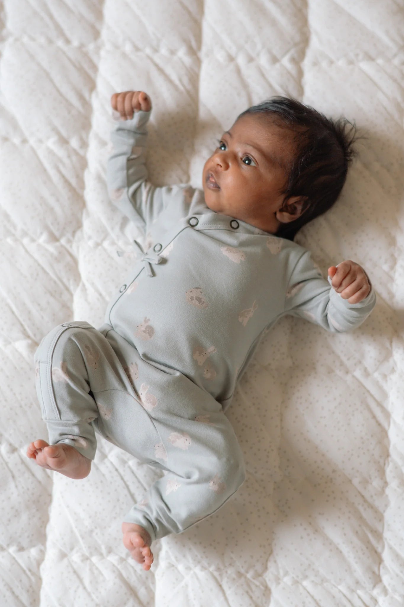 PEHR | The Littles Hoppy Bunny Kimono Romper