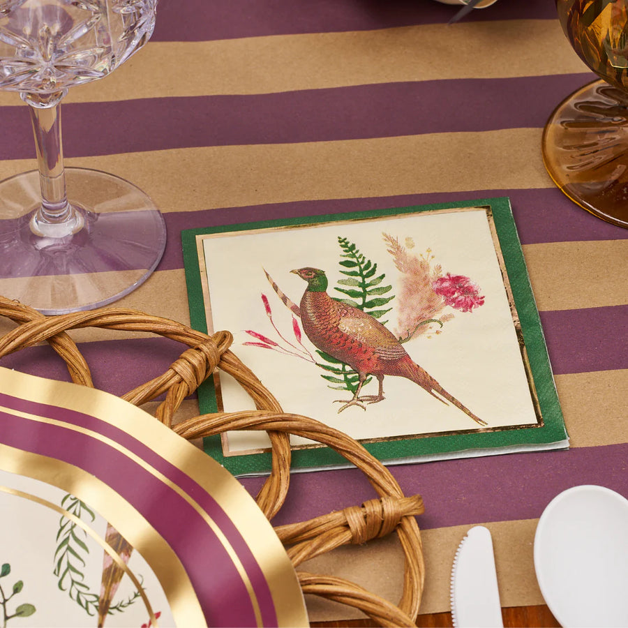 Sophistiplate | Feather Grove Cocktail Napkin