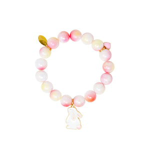 Bunny Pastel Pearl Bead Bracelets