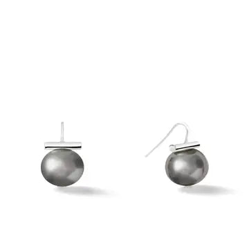 CC & Co. | Sterling Pebble Pearl Earrings - Medium