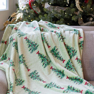 Noelle Tree Throw Light Green/Multi