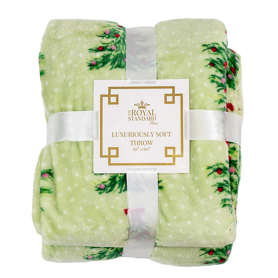 Noelle Tree Throw Light Green/Multi