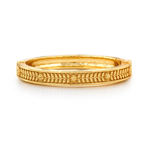 Capucine de Wulf| Berry Vine Gold Hinged Bangle