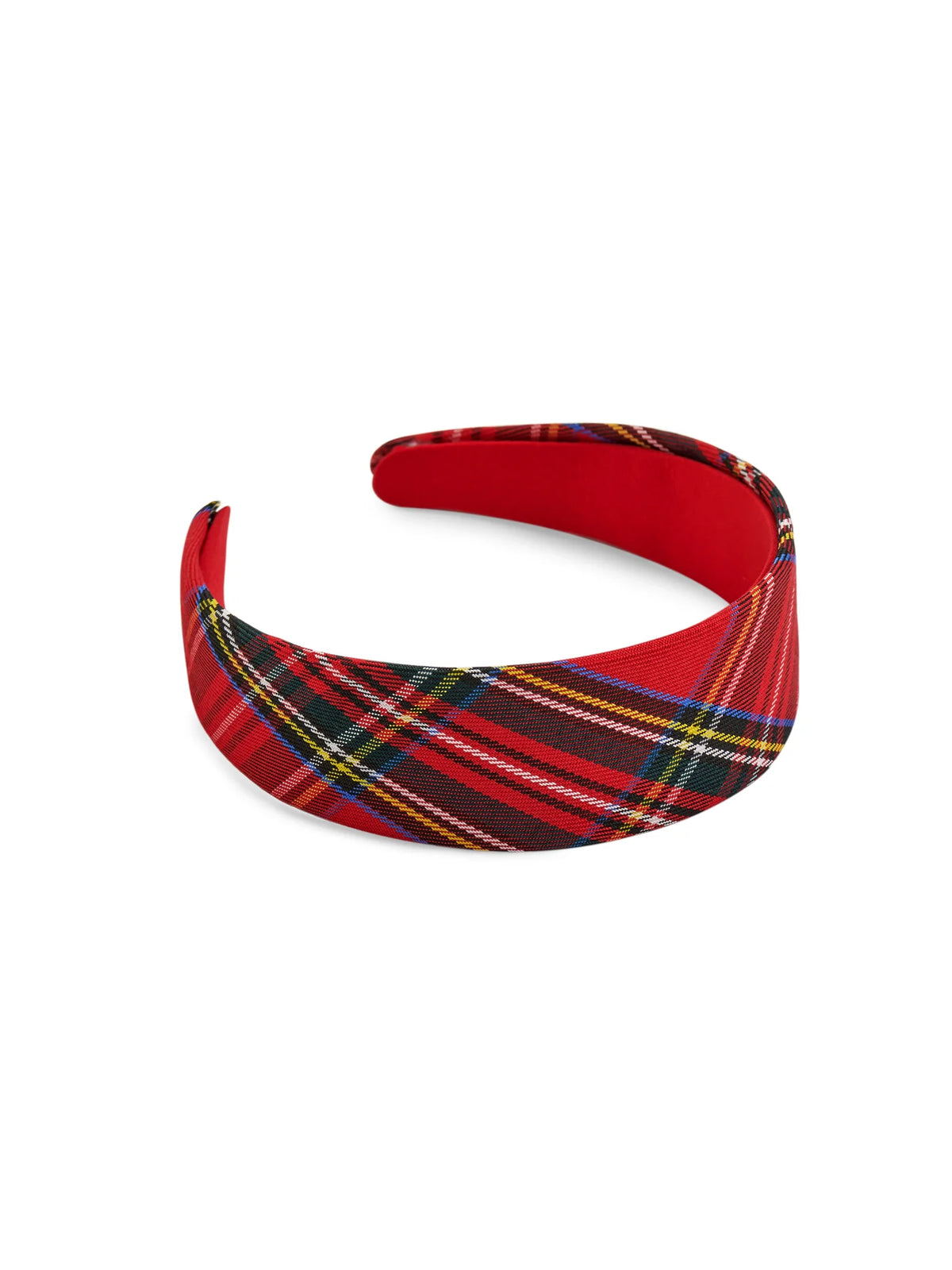 PLAID WIDE HEADBAND