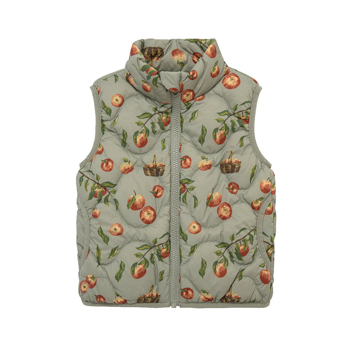 Milkbarn Lightweight Down Vest Apple Orchard