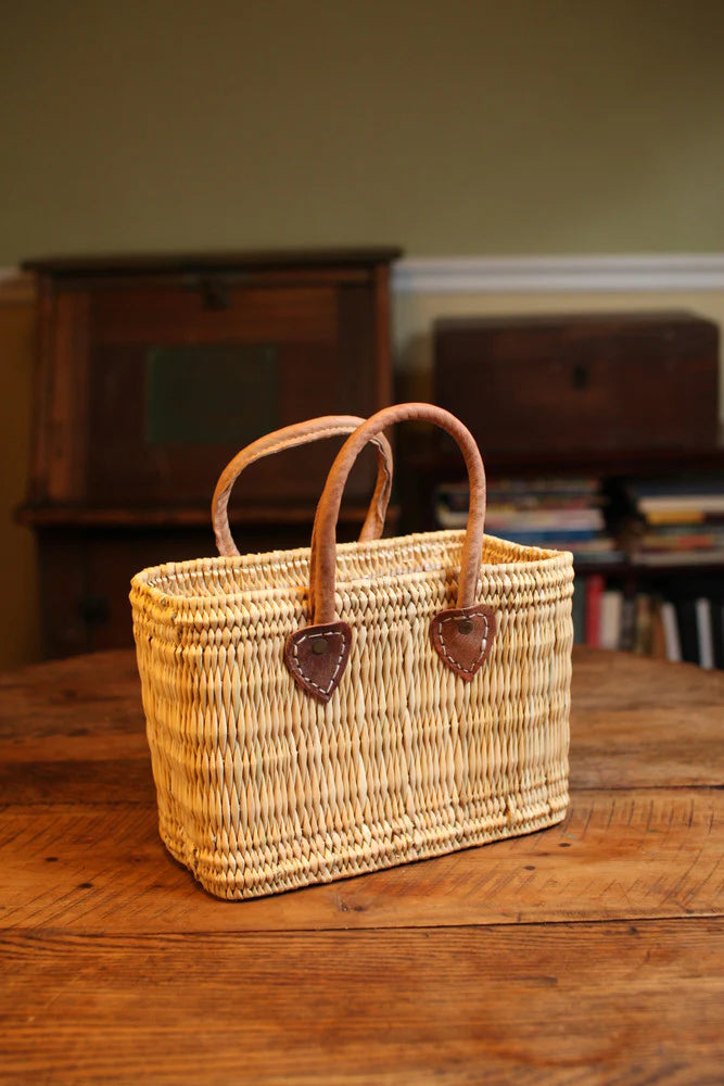 Moroccan Tote with Leather Handle