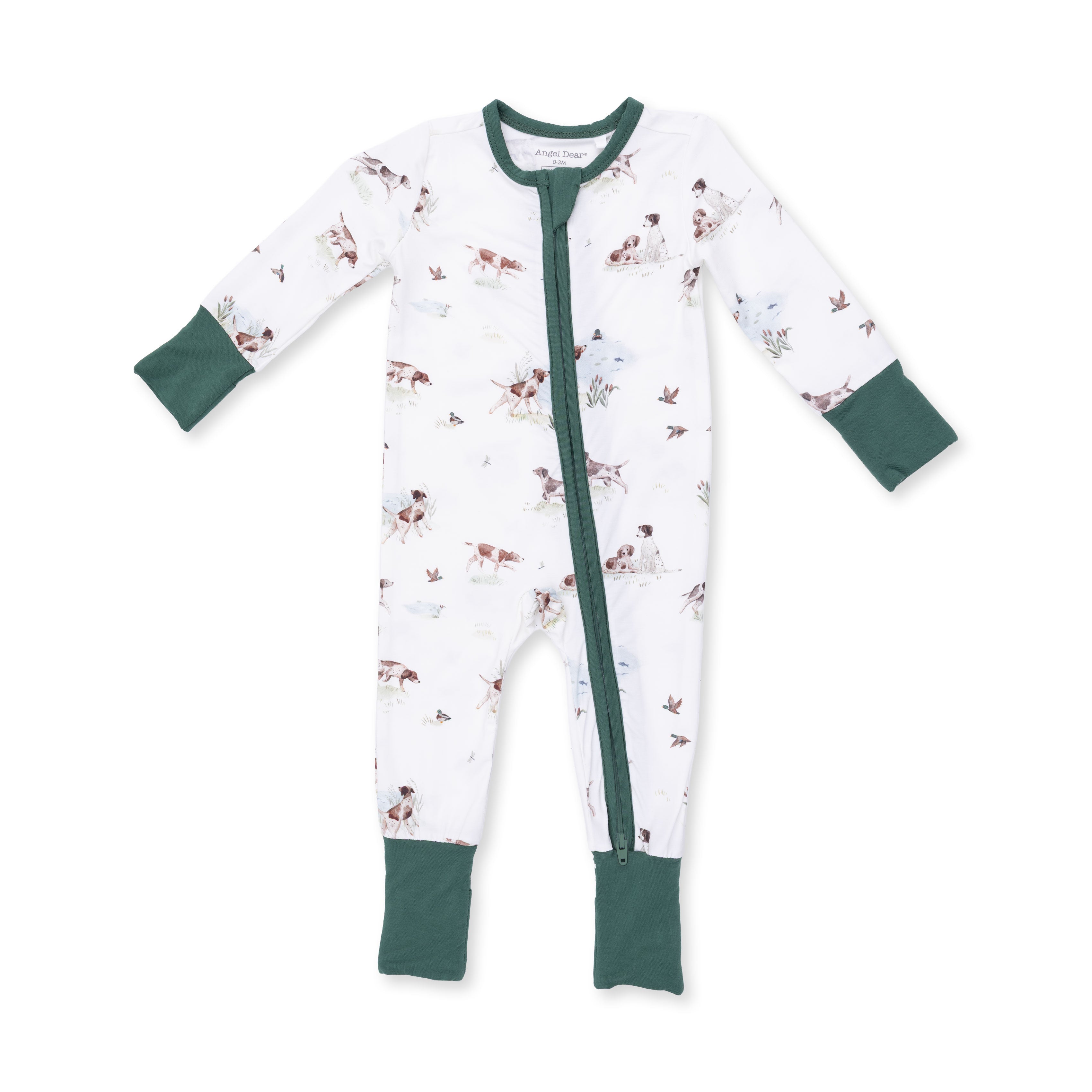 Angel Dear | Pointer Pups and Duck Buddies 2 Way Zippe Footie