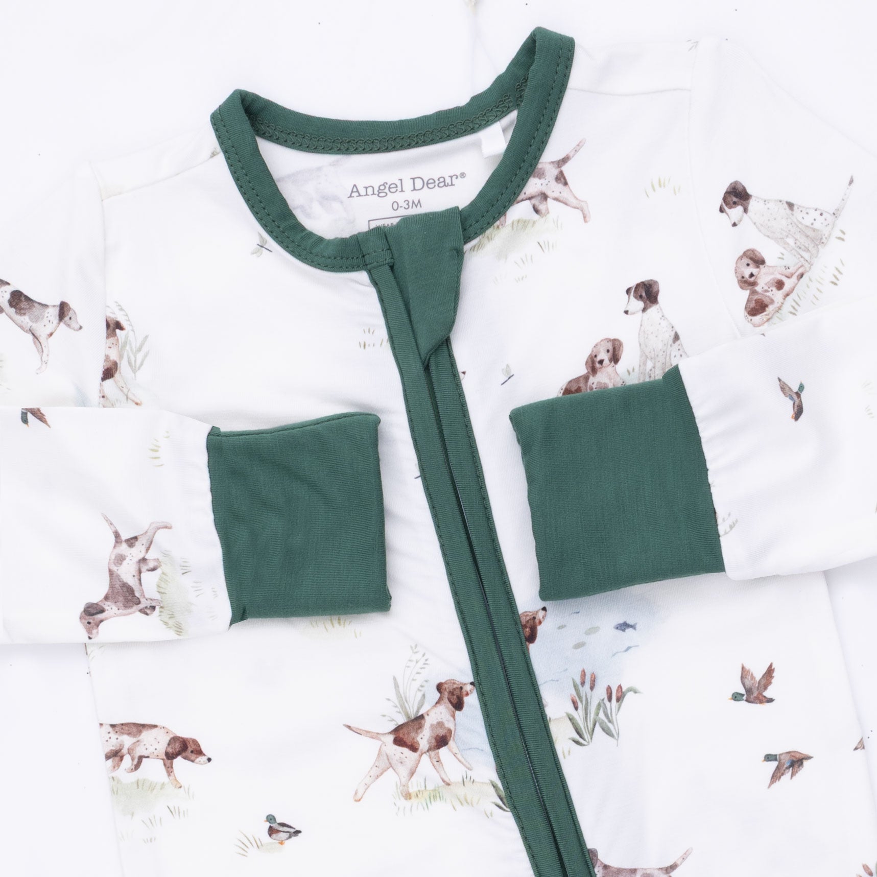 Angel Dear | Pointer Pups and Duck Buddies 2 Way Zippe Footie