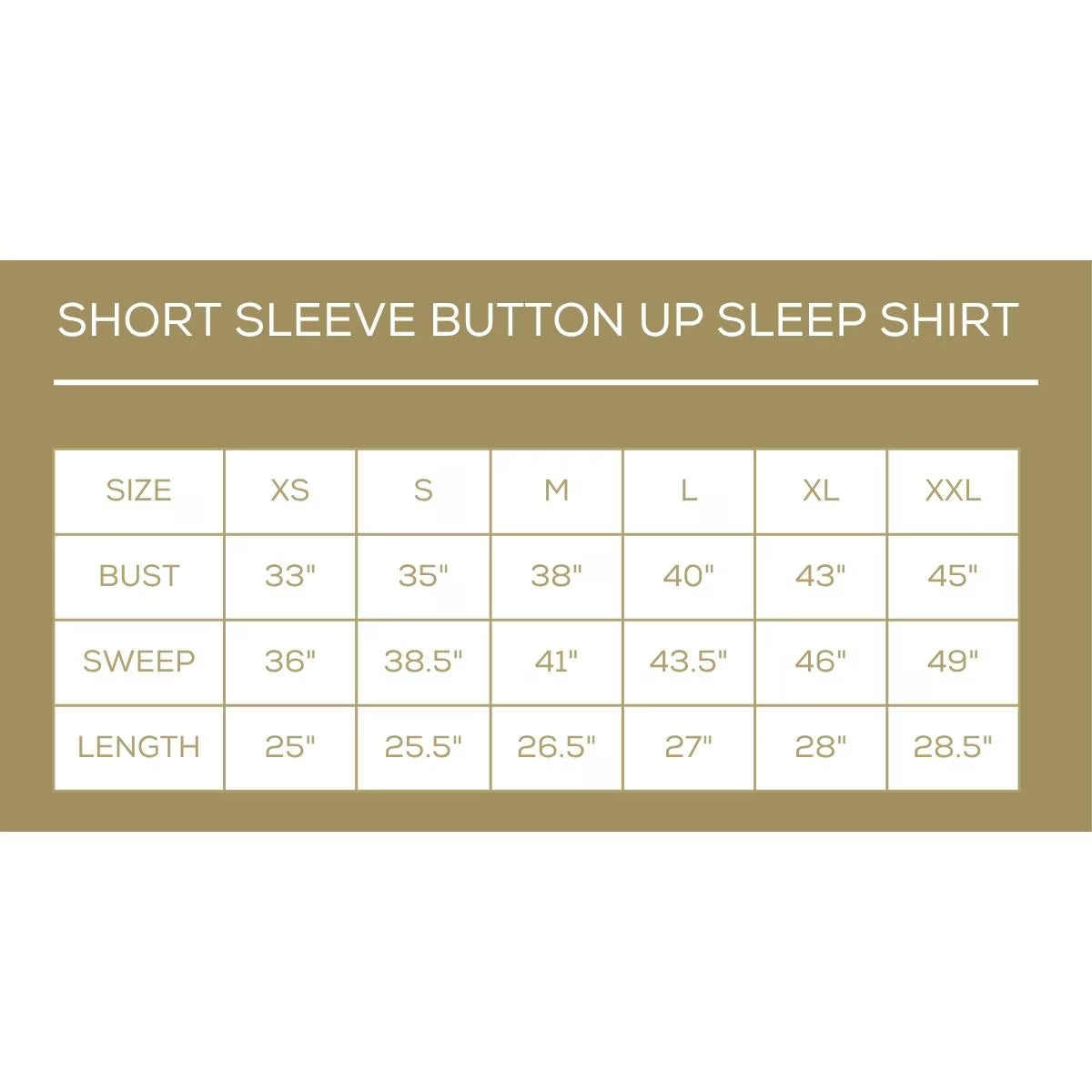 Hydrangea Short Sleeve Button Up Sleep Shirt
