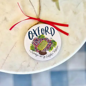 Happy by Rachel | College Town Ornament Oxford