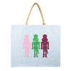 Candy Nutcracker Sequin Carryall Tote