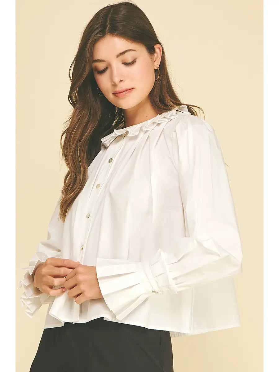 Catherine Ruffled Top
