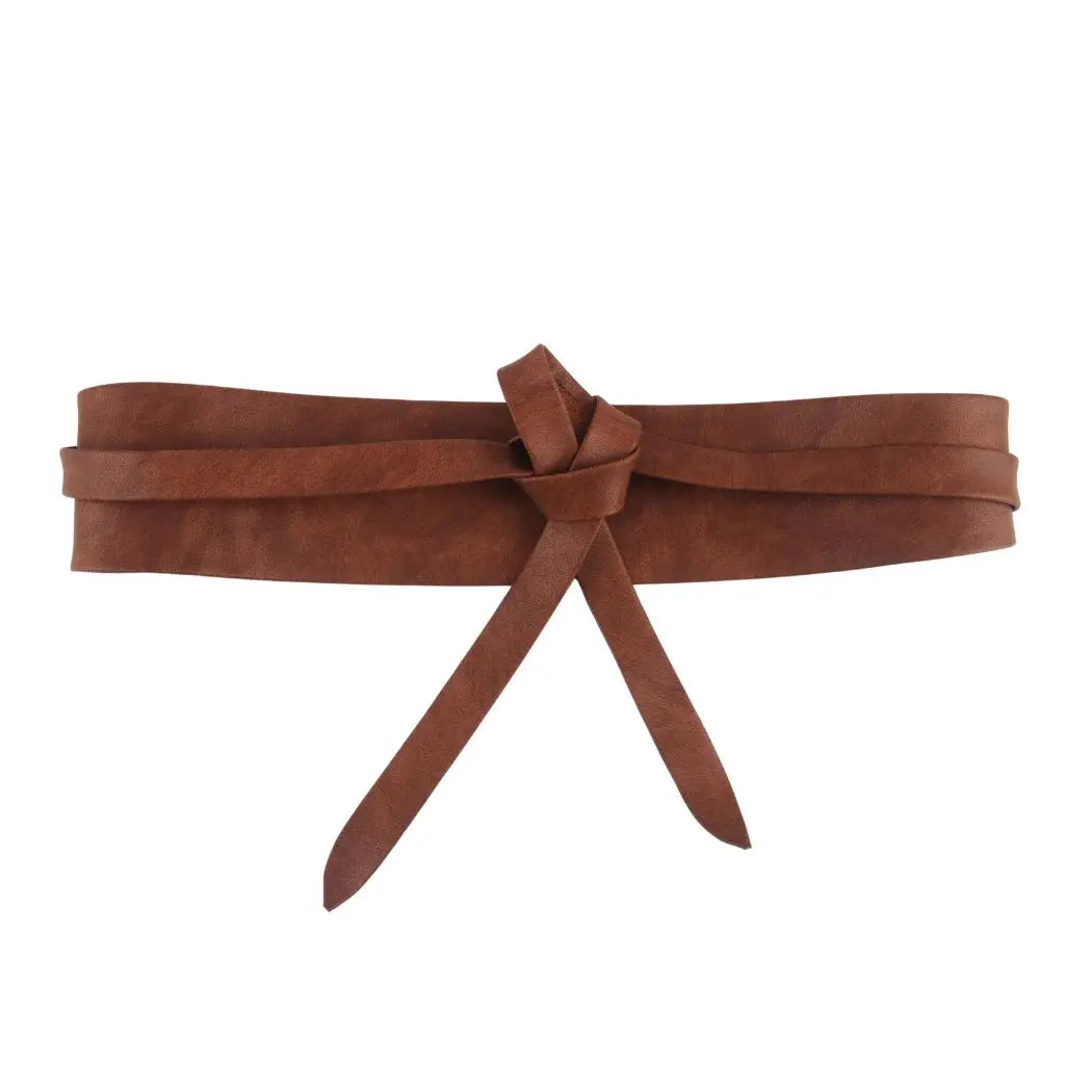 Obi Wrap Leather Belt