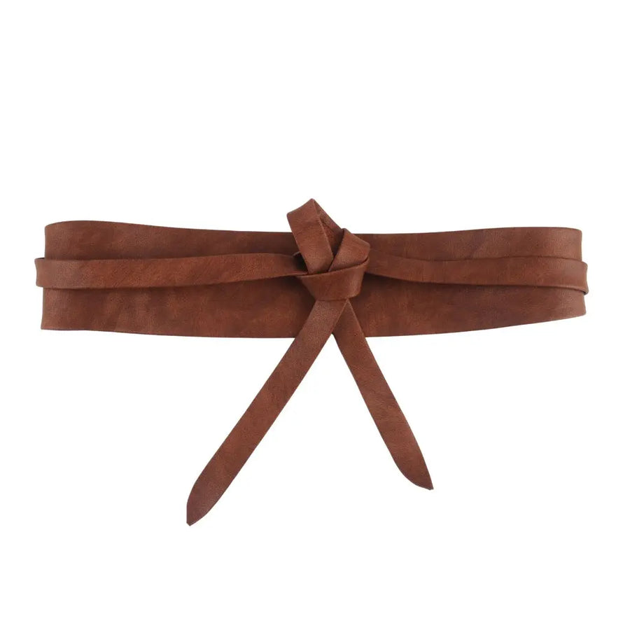 Obi Wrap Leather Belt