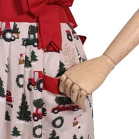 Harman | Vintage Red Christmas Apron