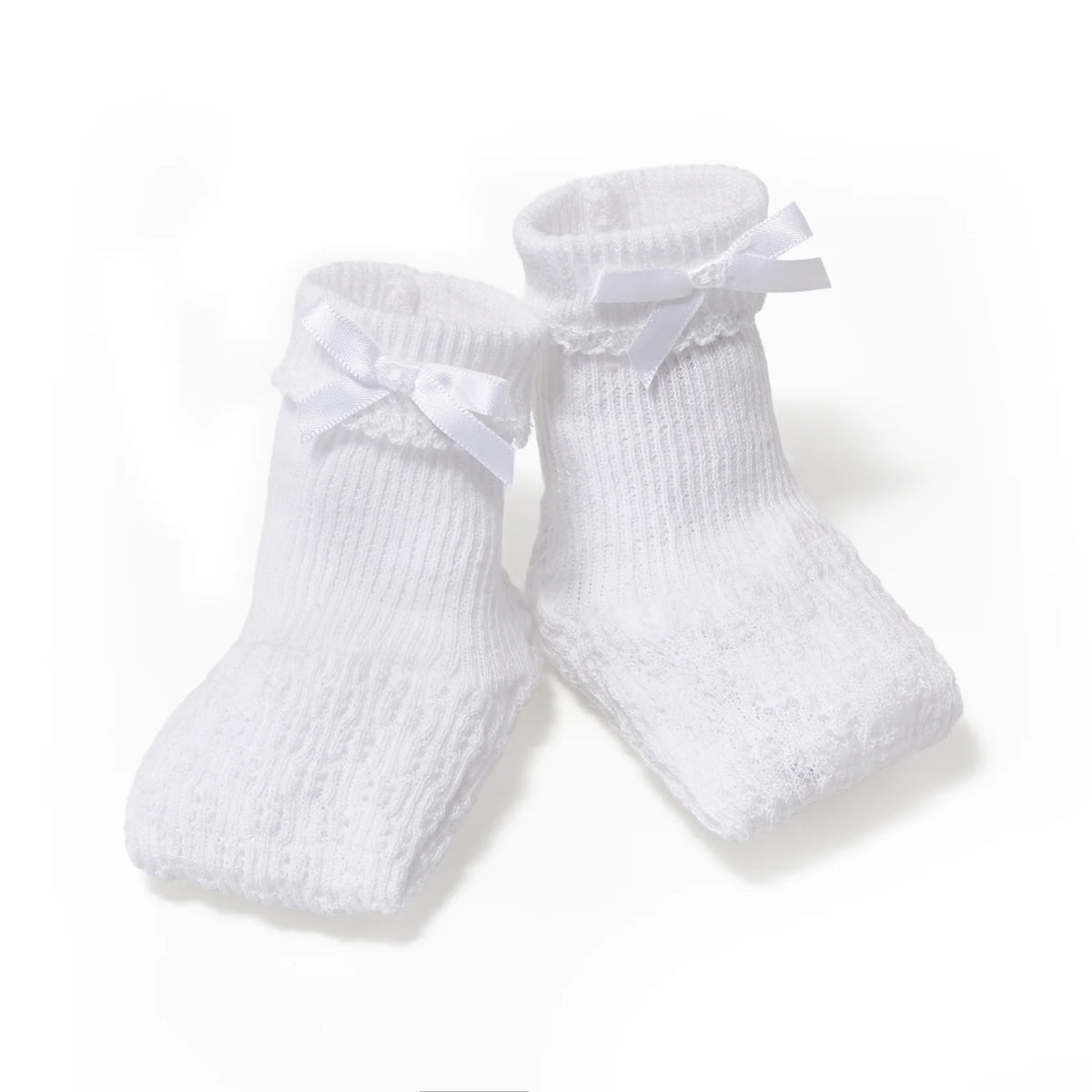 Patyknit Booties with Bow