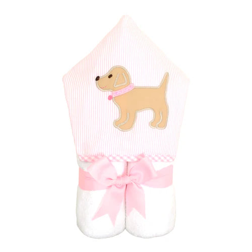 3 Marthas | Pink Lab Puppy Everykid Towel