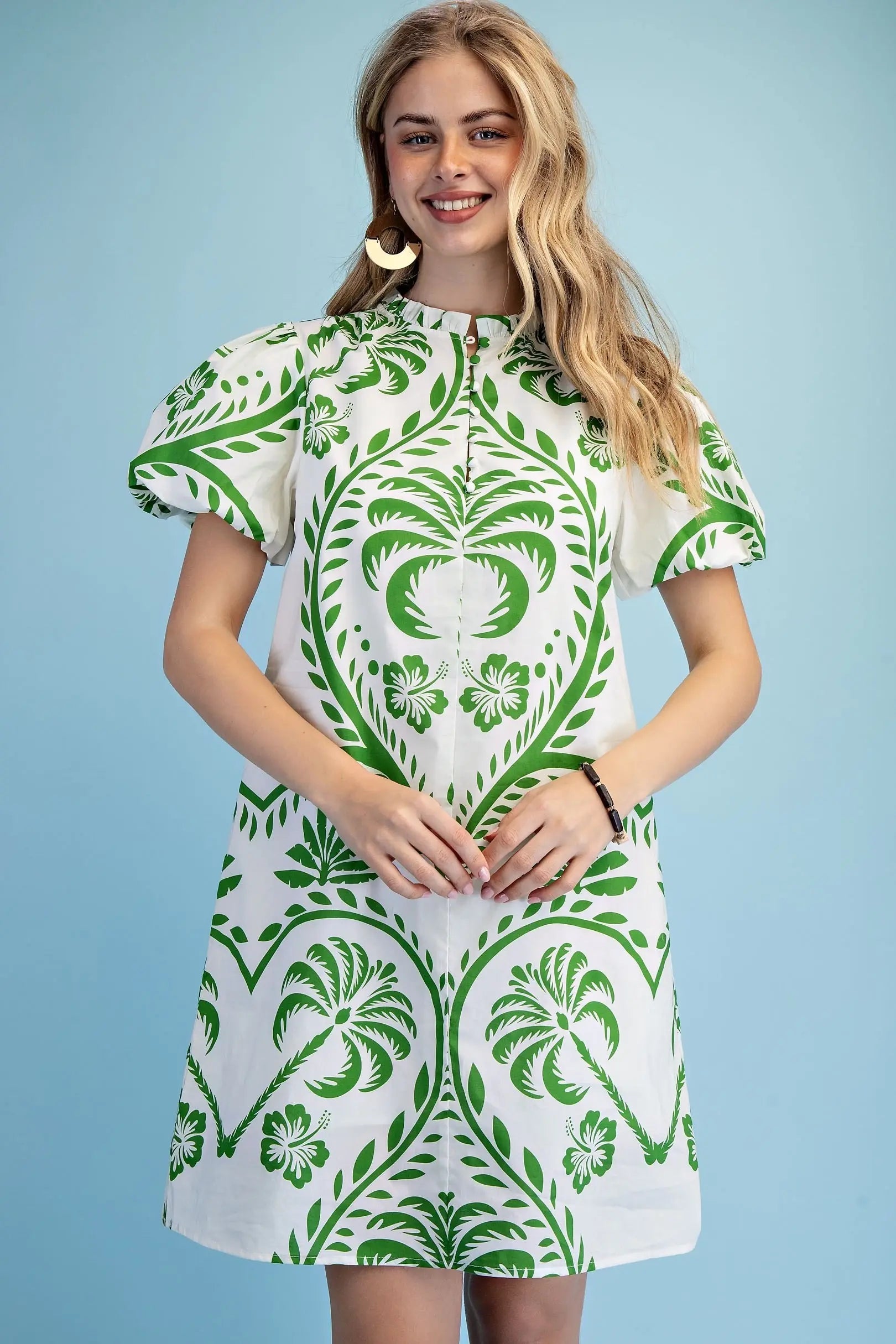 Polly Palm Dress
