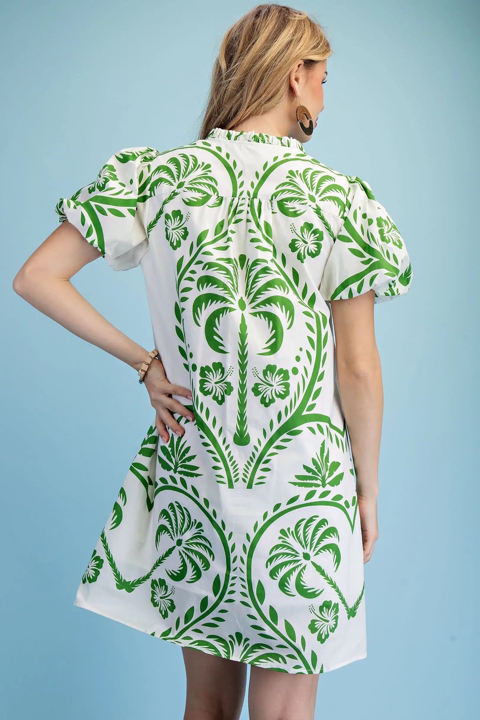 Polly Palm Dress