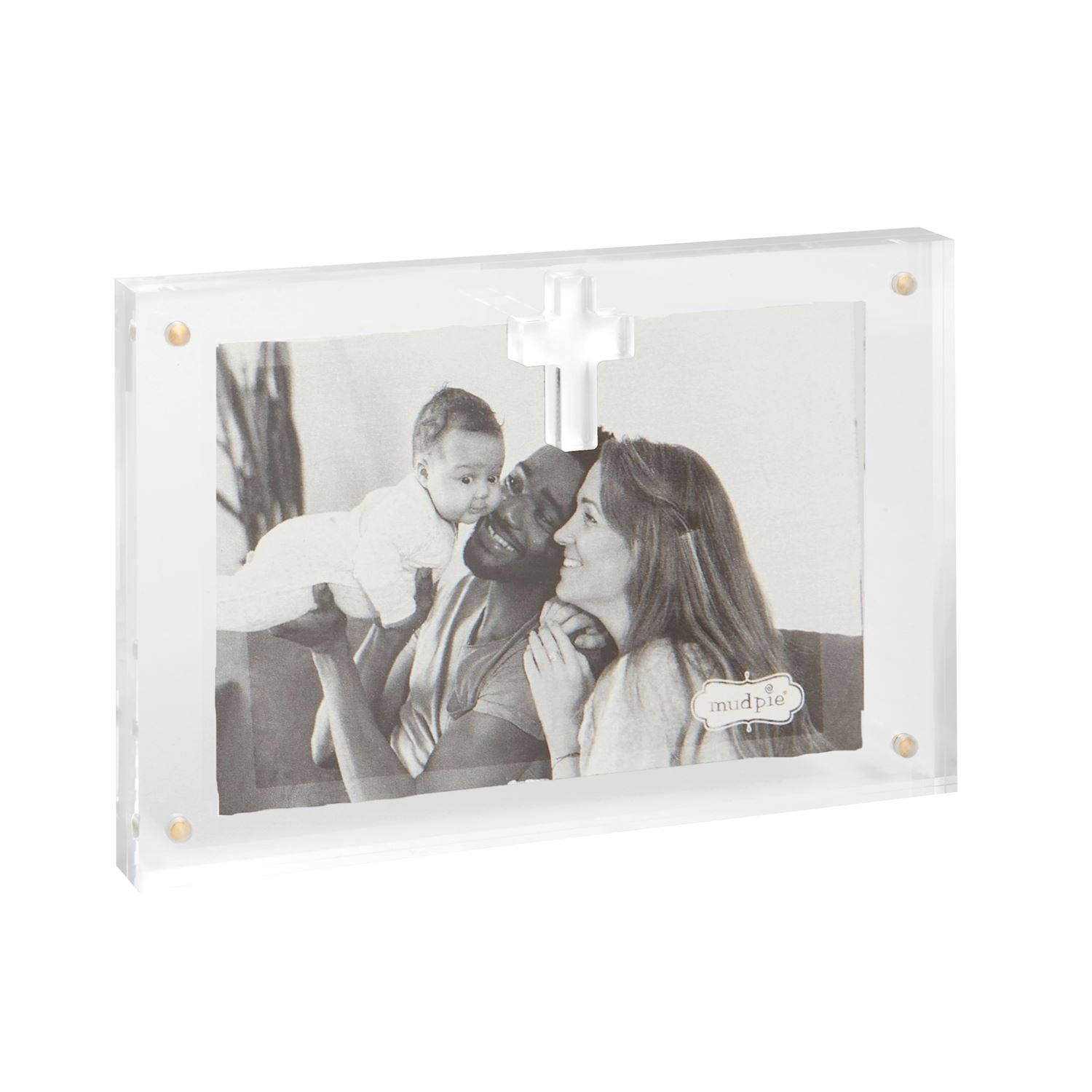 Layered Cross Acrylic Photo Frame