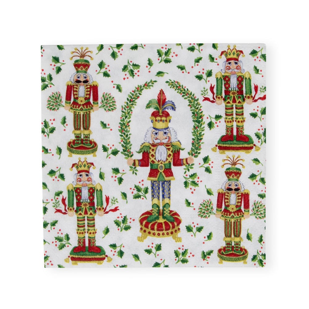 Caspari | Nutcracker Christmas Cocktail Napkin