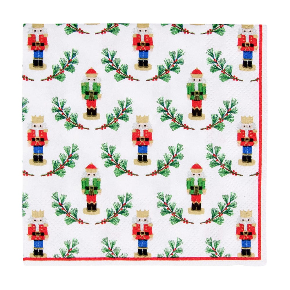 Caspari | Little Nutcracker Cocktail Napkin