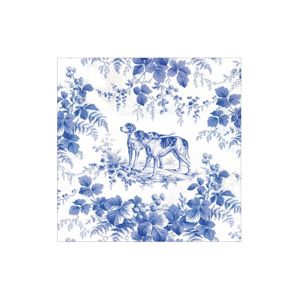 HUNTING TOILE COCKTAIL NAPKIN