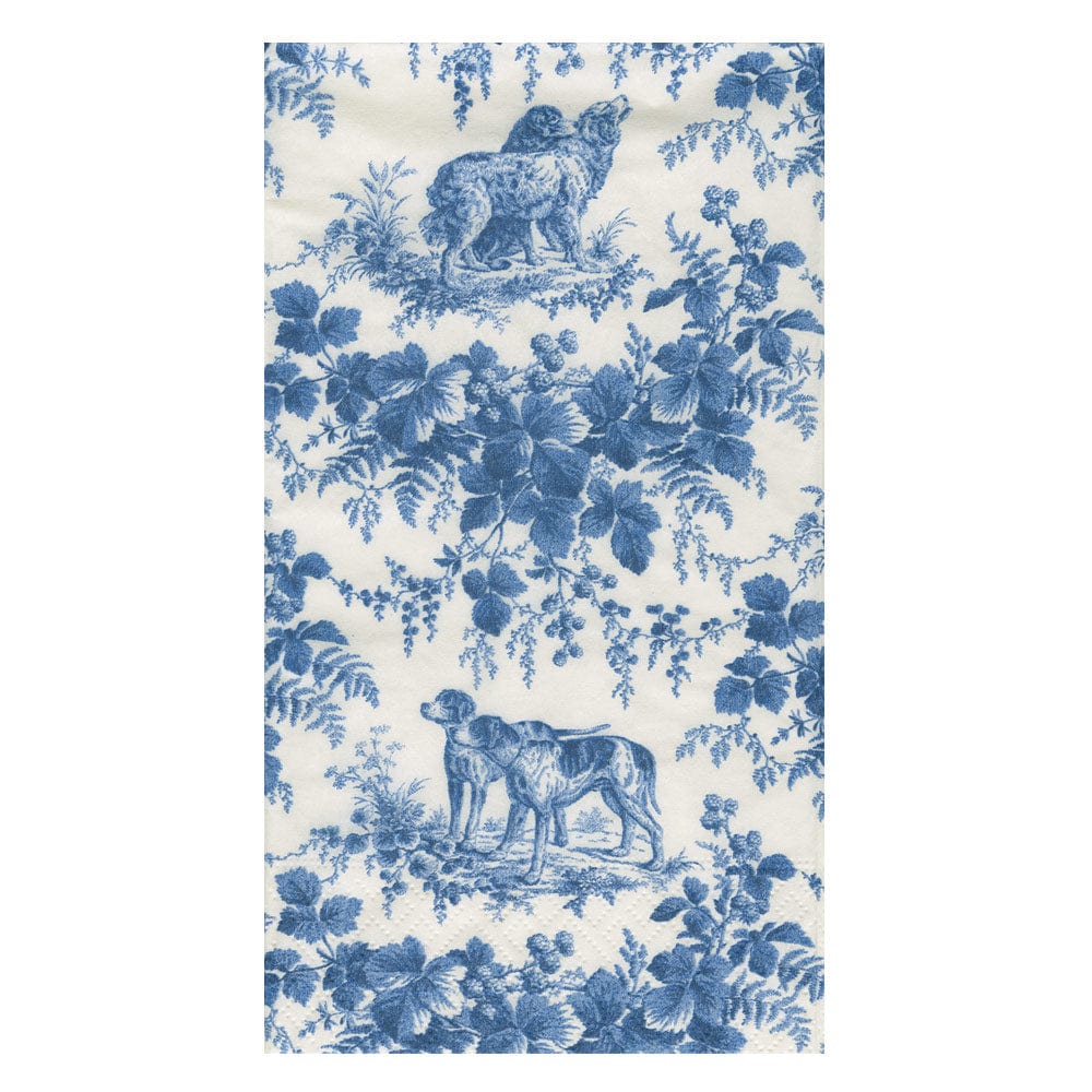 HUNTING TOILE GUEST TOWEL