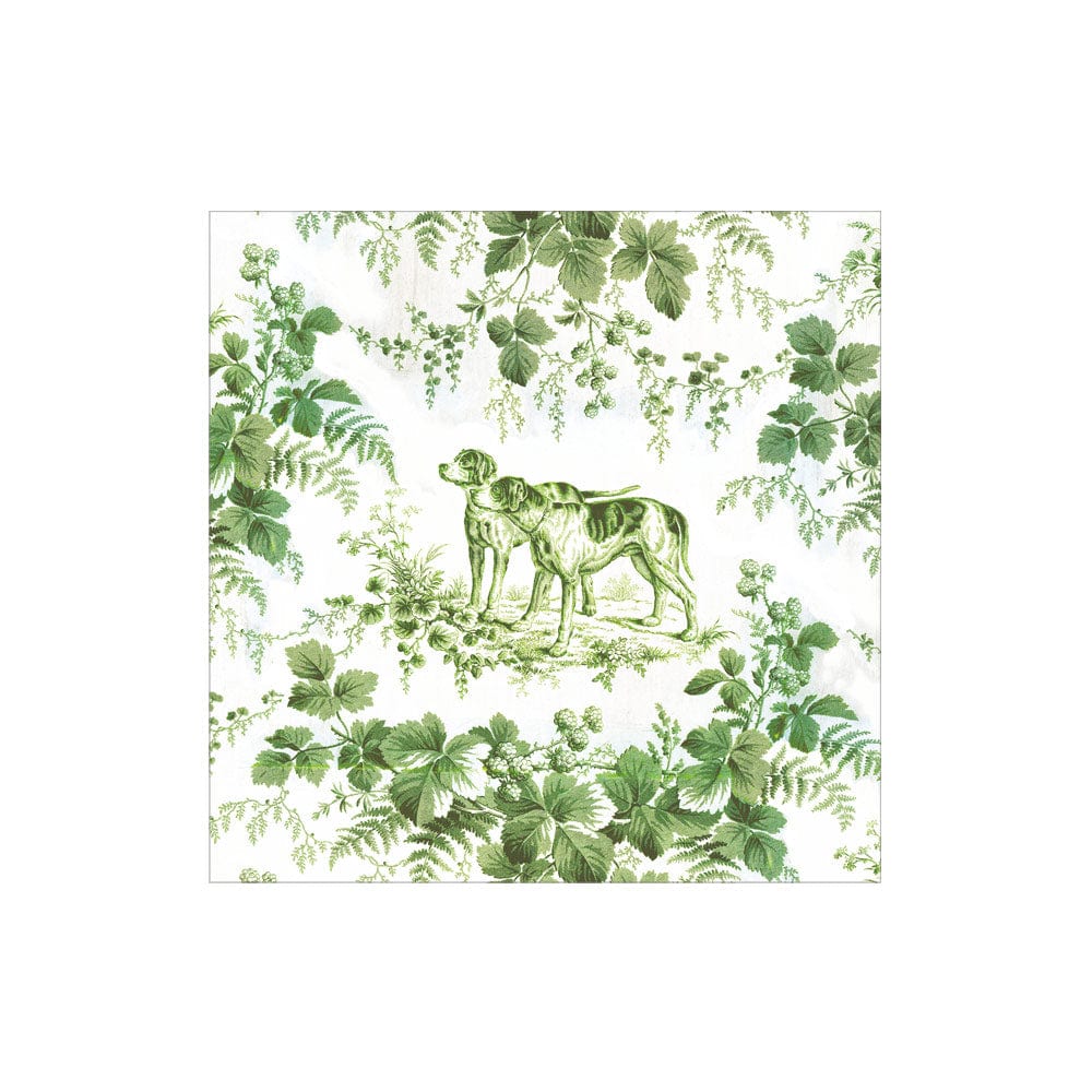 HUNTING TOILE COCKTAIL NAPKIN