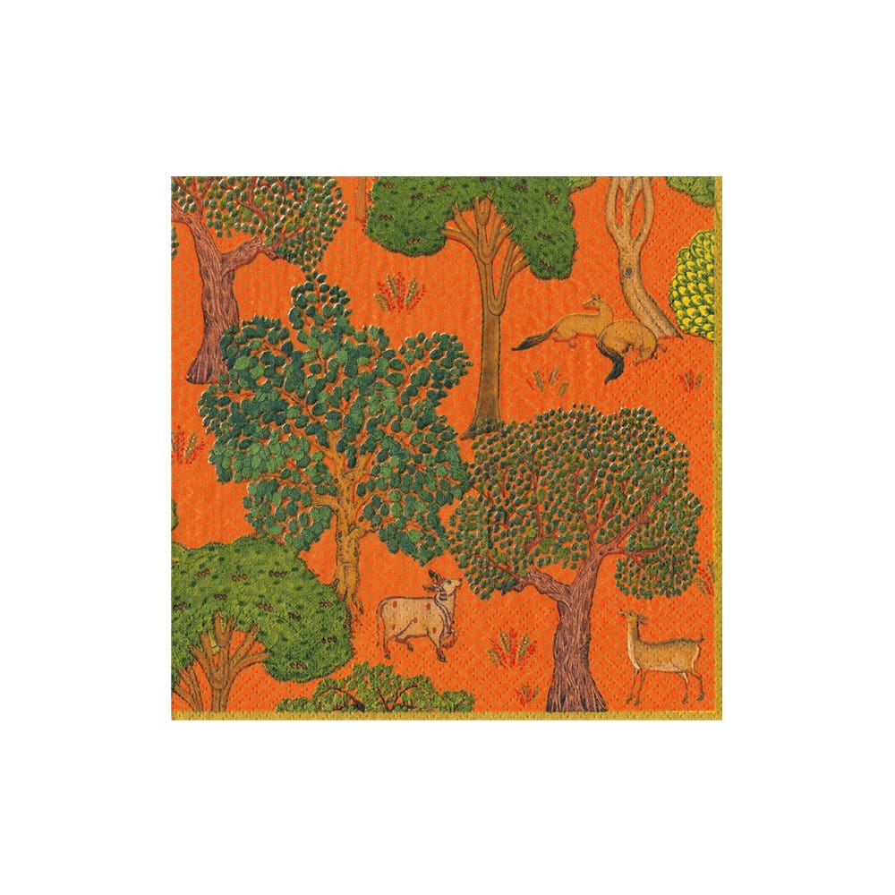 ARCADIAN FOREST COCKTAIL NAPKIN