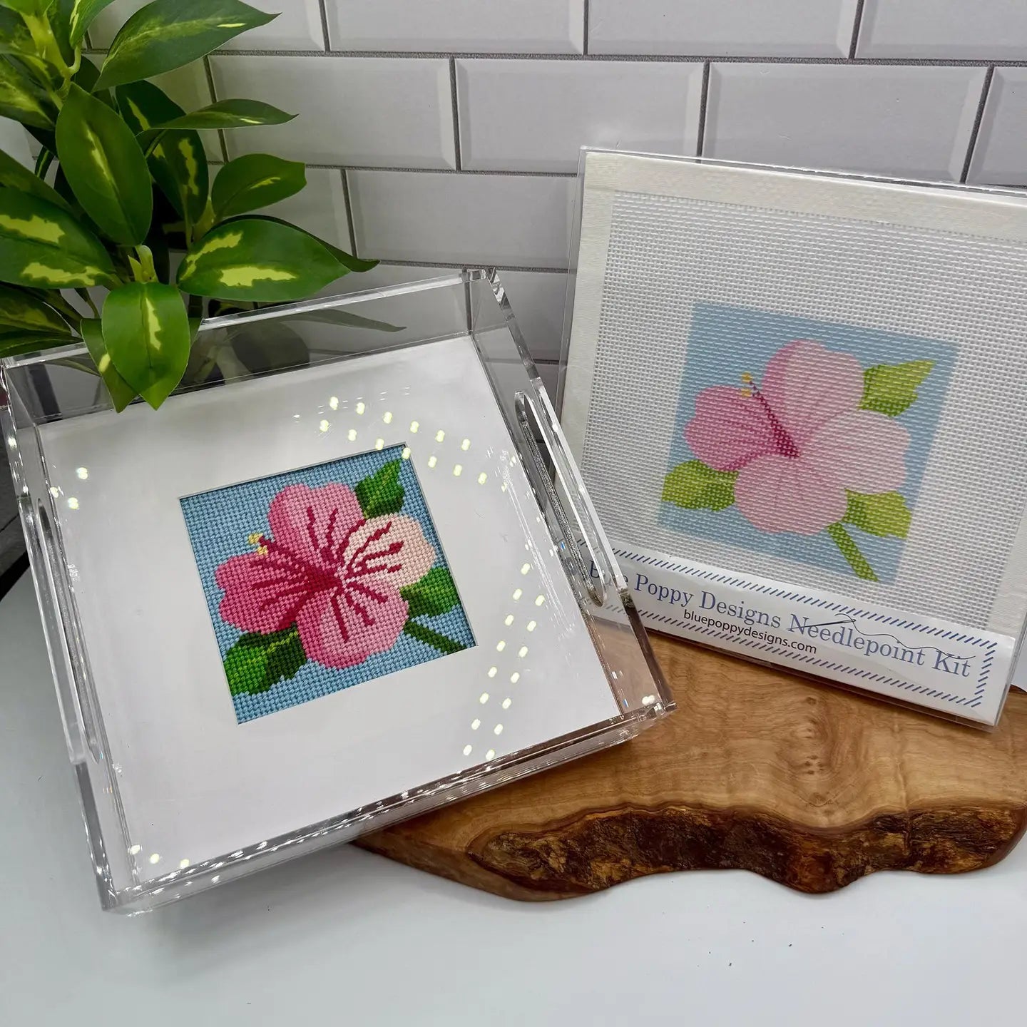 Needlepoint Finishing Acrylic Tray