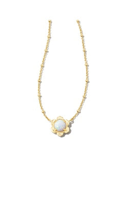 Kendra Scott | Susie Short pendant Necklace Gold - White Opal
