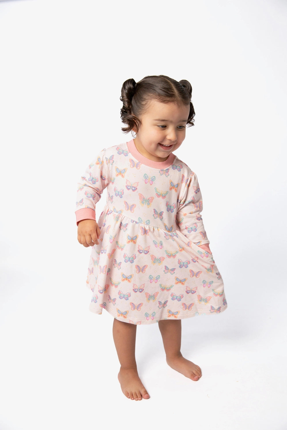 Butterfly Bliss Sweatshirt Dress