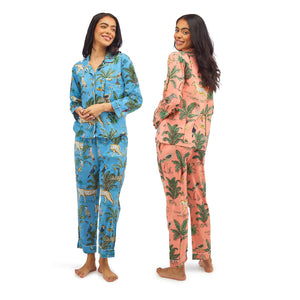 Twos Company Cotton Printed Pajamas