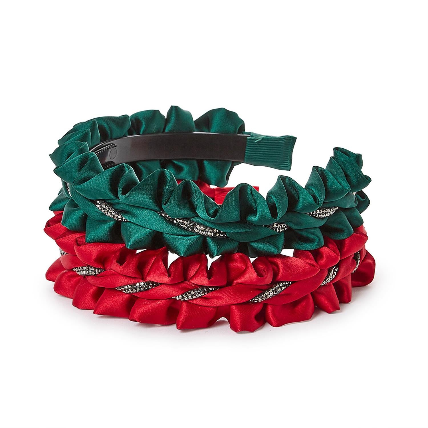 Satin Holiday Headbands