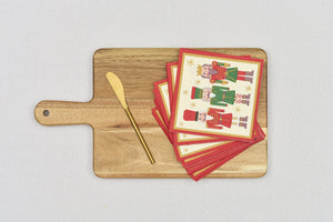 Sophistiplate | Nutcracker Cutting Board and Napkin Kit