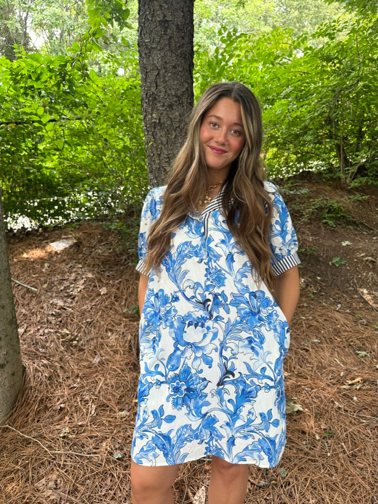 Jodie Tropical Floral Dress