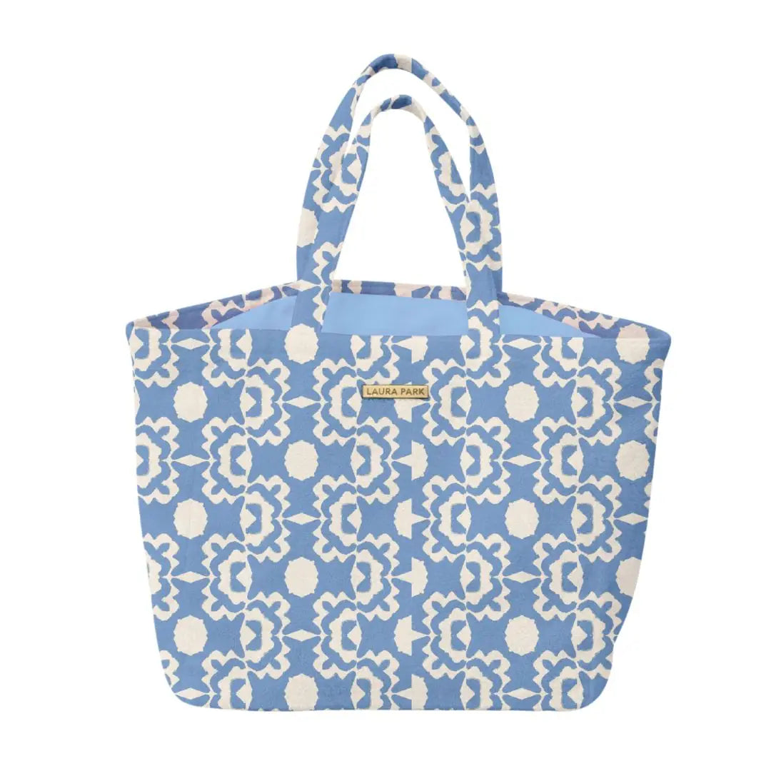 Aspen Chambray Beach Tote