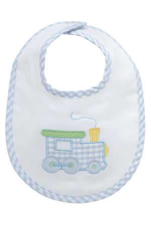 3 Marthas | Train Applique Basic Bib