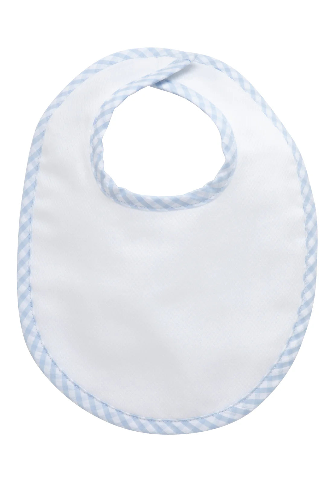 3 Marthas | Big Check Seersucker Basic Bib