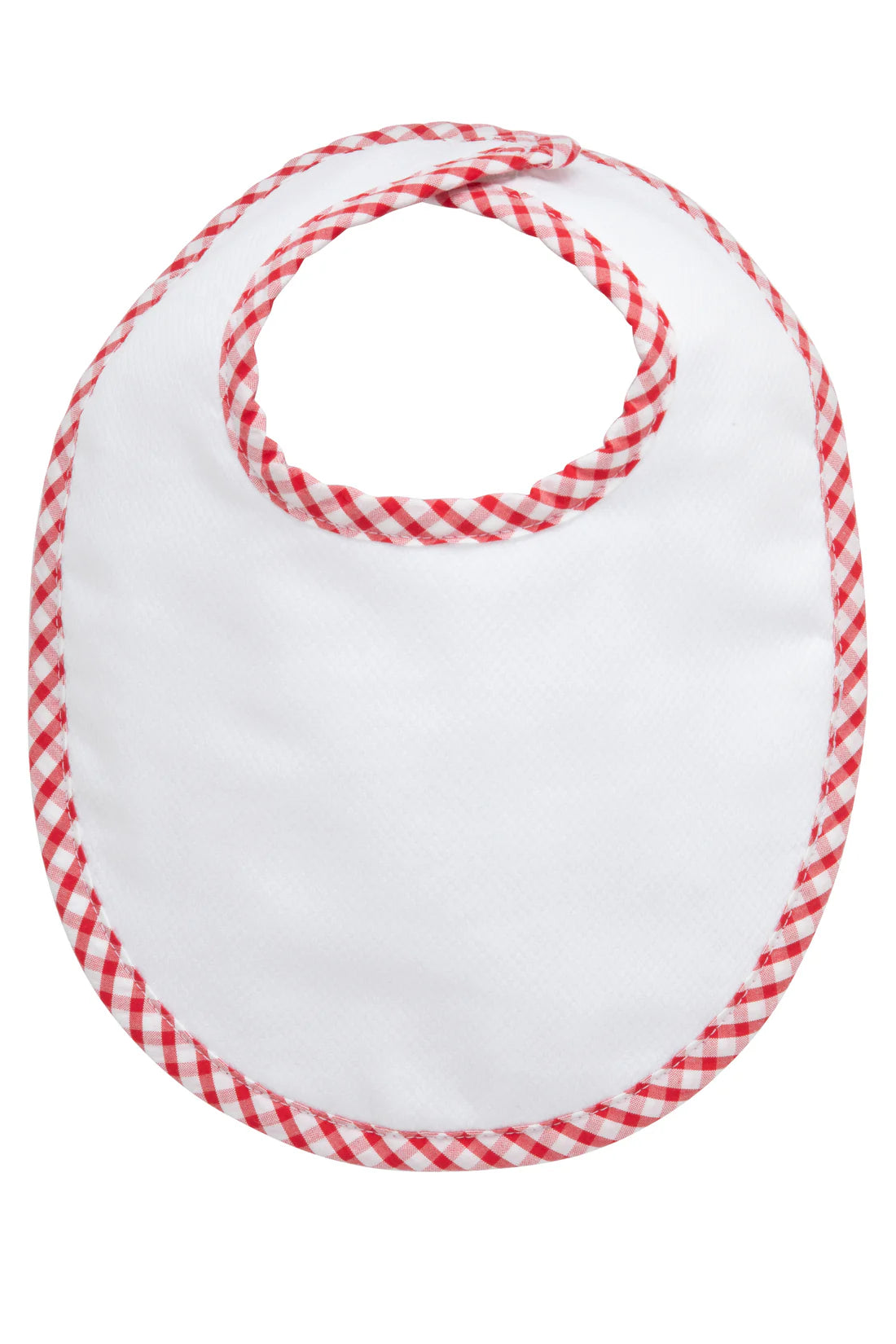 3 Marthas | Big Check Seersucker Basic Bib