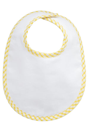 3 Marthas | Big Check Seersucker Basic Bib