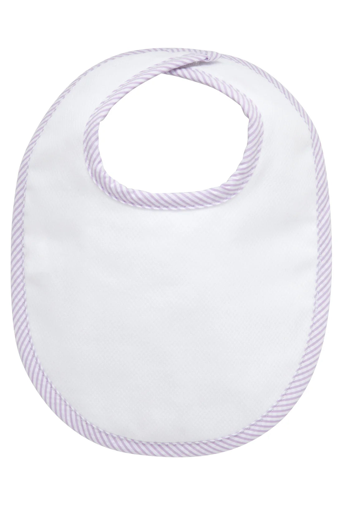 3 Marthas | Seersucker Stripe Basic Bib