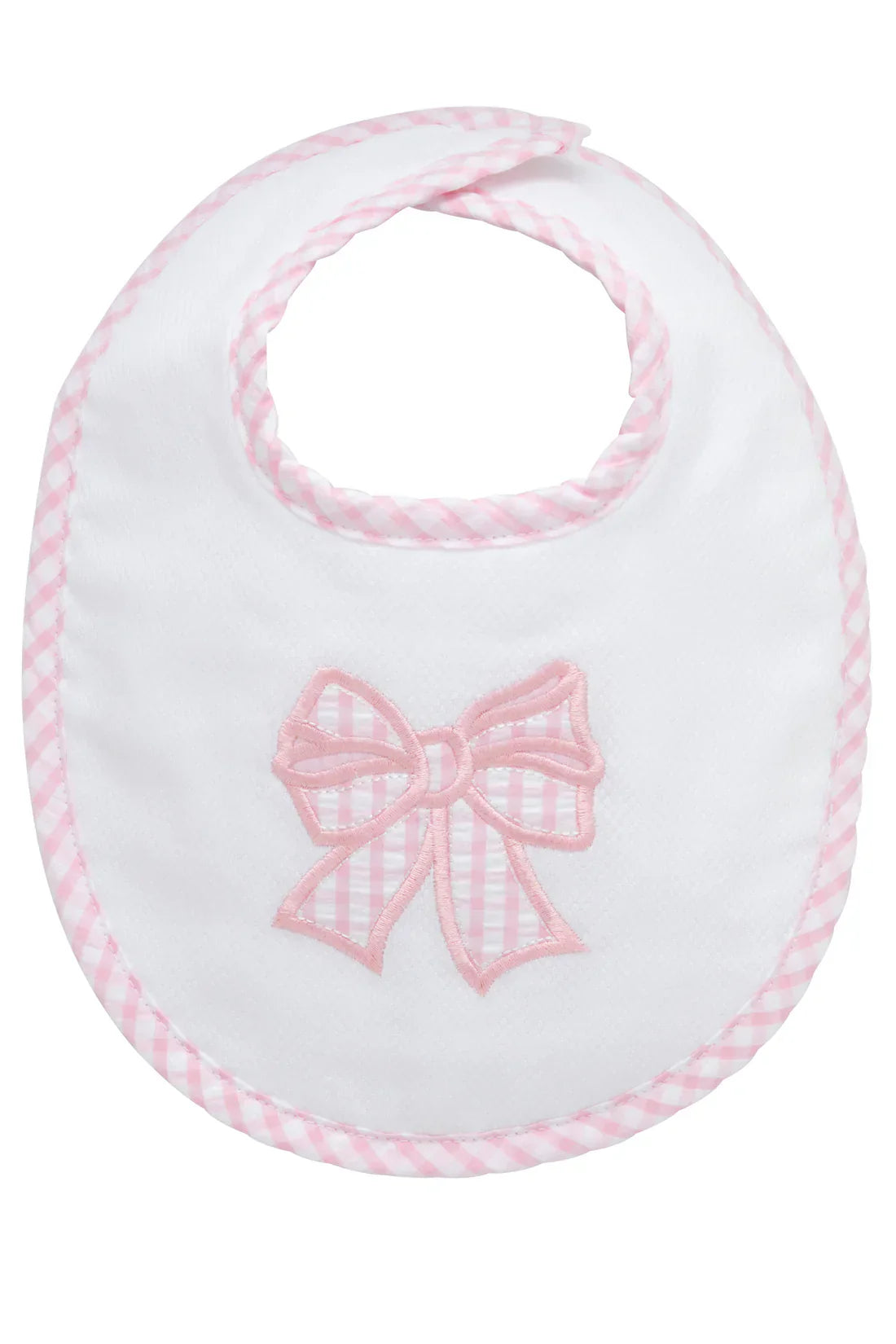 3 Marthas | Bow Appliqued Basic Bib