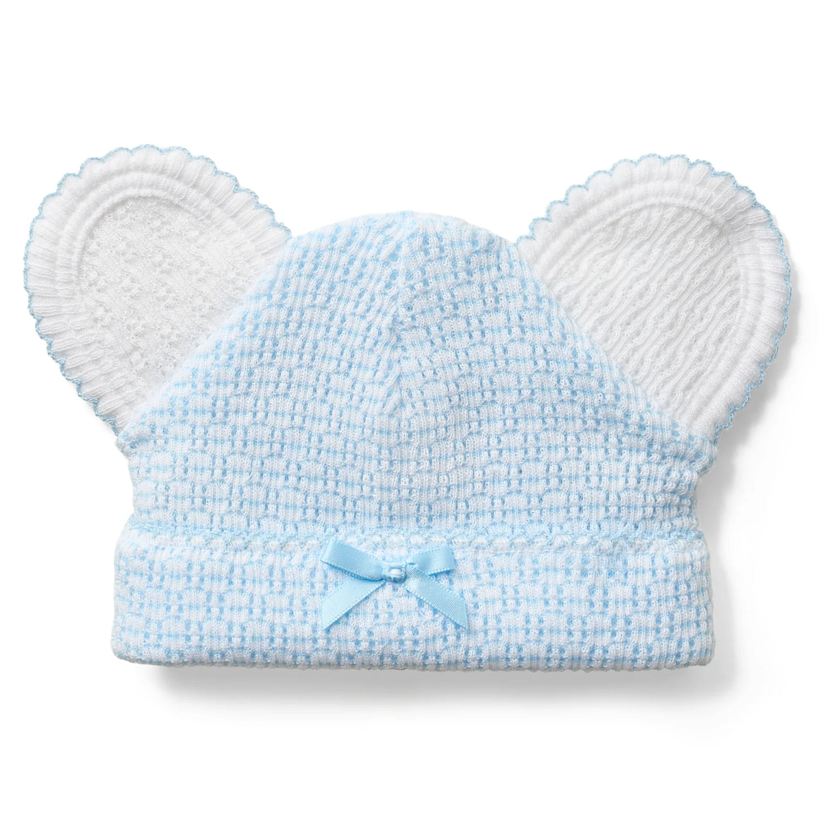 Patyknit Solid Color Bear Beanie