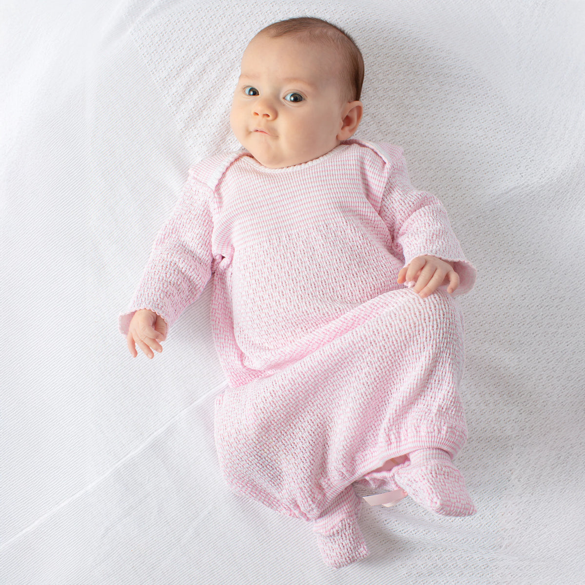 Patyknit Solid Color Lap Shoulder Day Gown